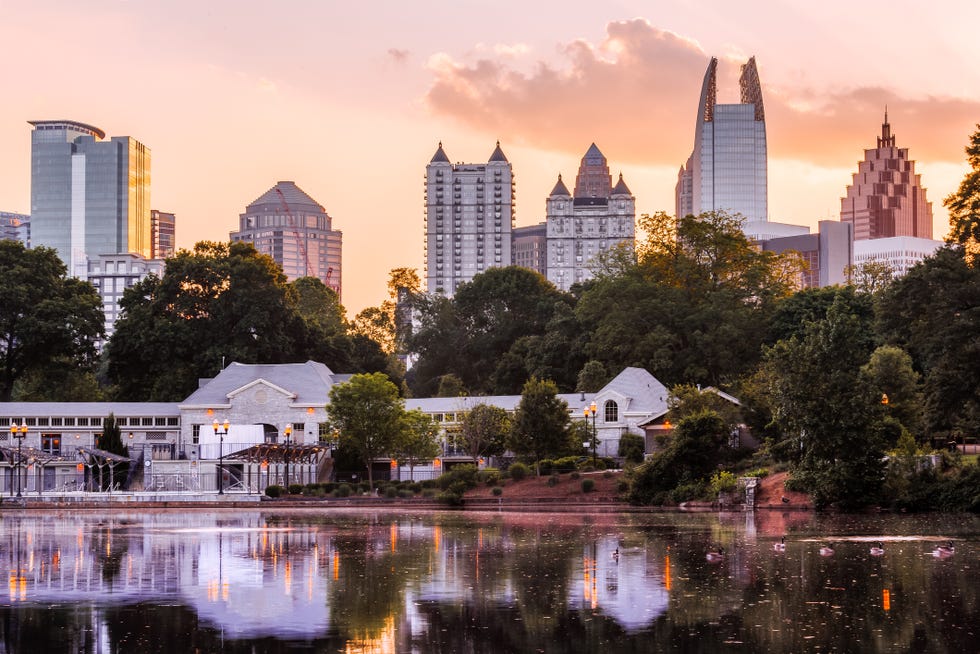 piedmont park, atlanta, georgia, america