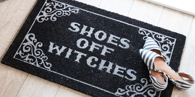 Pier 1 Shoes Off Witches Doormat