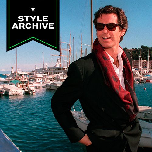 Pierce Brosnan is getting loose with his style