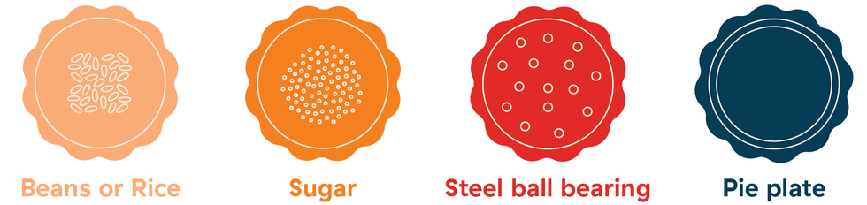 illustrations of pie weights