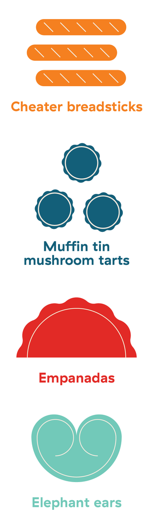 illustrations of different alternatives
