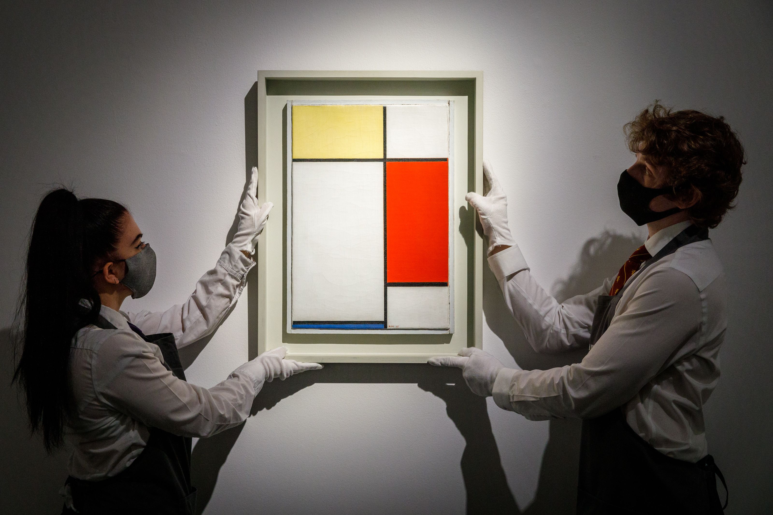 COMPOSICIÓN CON ROJO, AZUL Y AMARILLO (1930), PIET MONDRIAN – Un ...