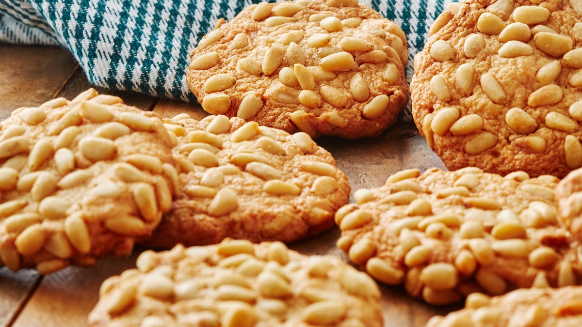 Video player poster image preview for These Chewy Pignoli Cookies Are SO Hard To Resist
