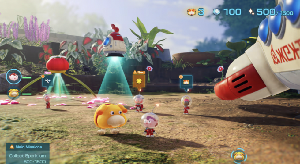 Pikmin 4 streamlines its strategy, and partners you with a scene