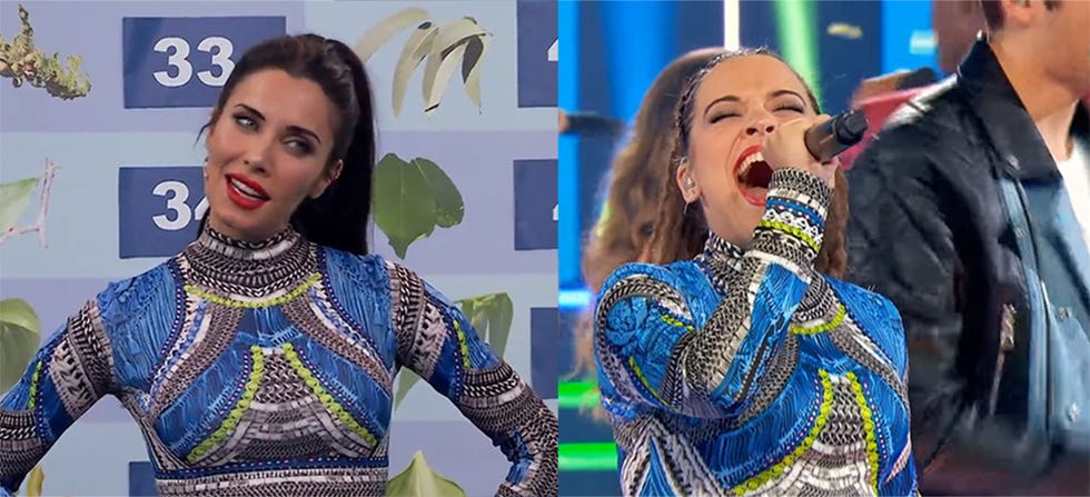 Pilar Rubio y Noelia, de OT, con el mismo vestido 