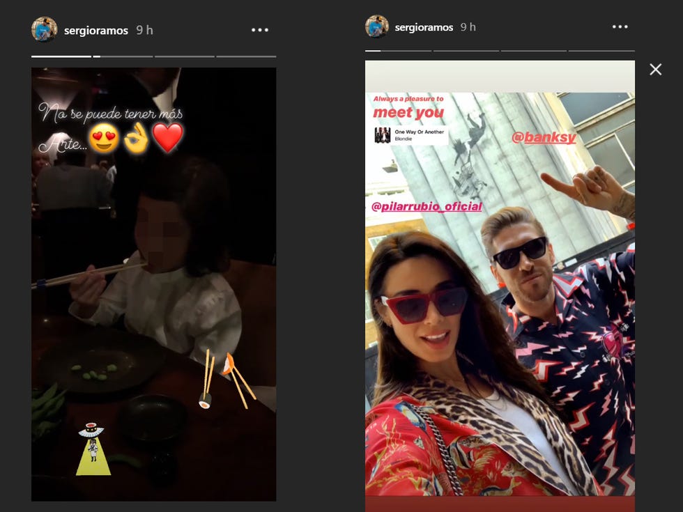 Sergio Ramos y Pilar Rubio