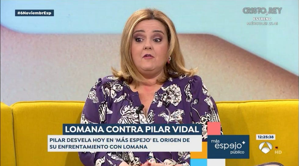 pilar vidal explica en espejo publico el origen de su enemistad con carmen lomana