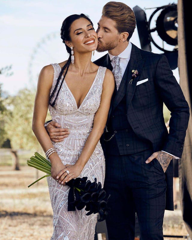 Pilar Rubio y Sergio Ramos comparten su primer mensaje como marido y mujer
