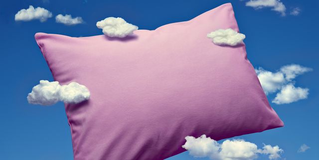 Pillow and clouds, dreaming and sleep