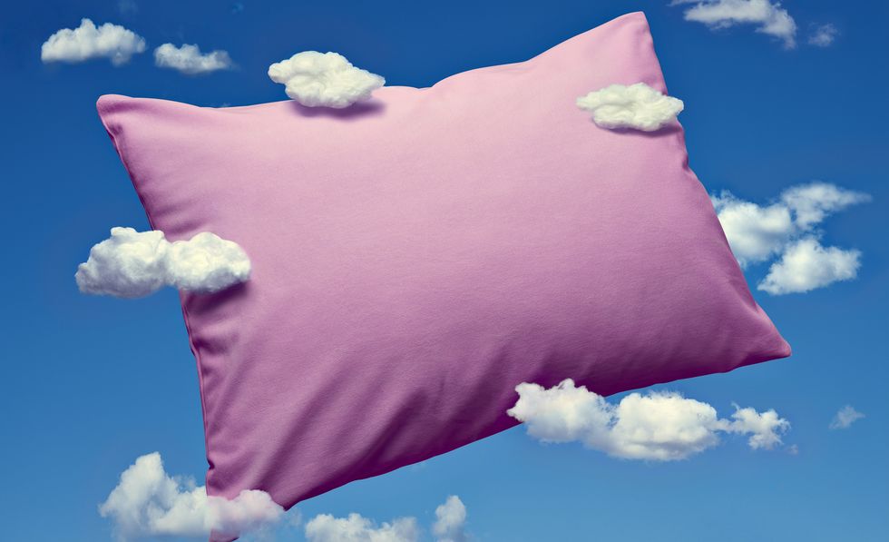 pillow and clouds, dreaming and sleep