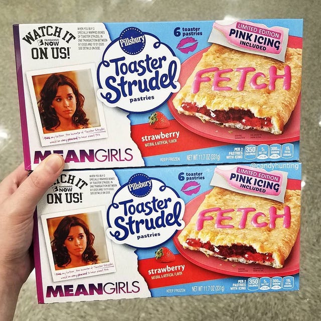 mean girls toaster strudel