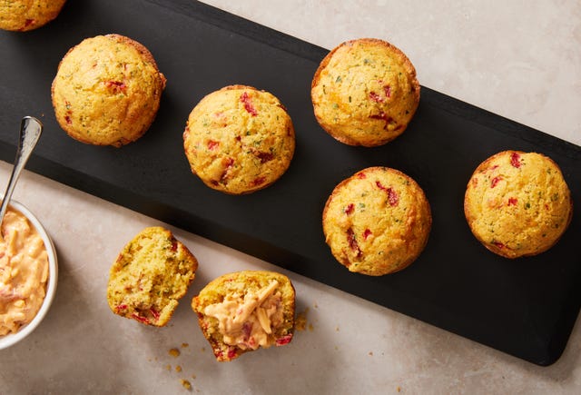 pimento cheese corn muffins