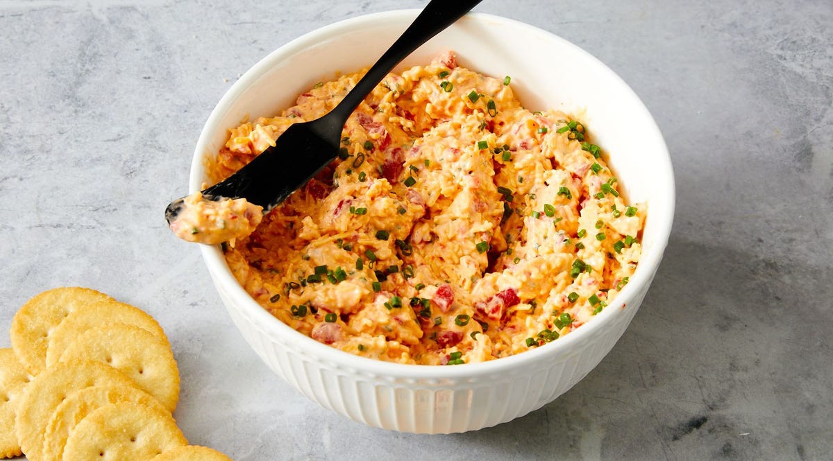 Video player poster image preview for Pimento Cheese Is The Quick & Easy Party Dip That Completes Any Southern Party