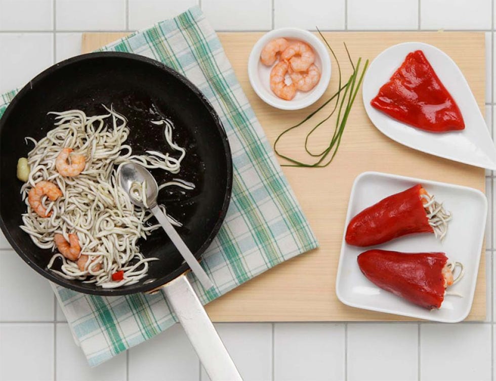 pimientos del piquillo con gulas
