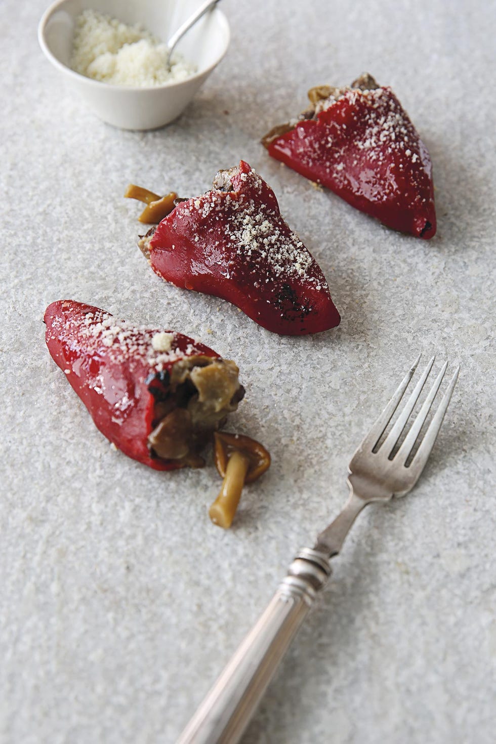 pimientos del piquillo rellenos de setas