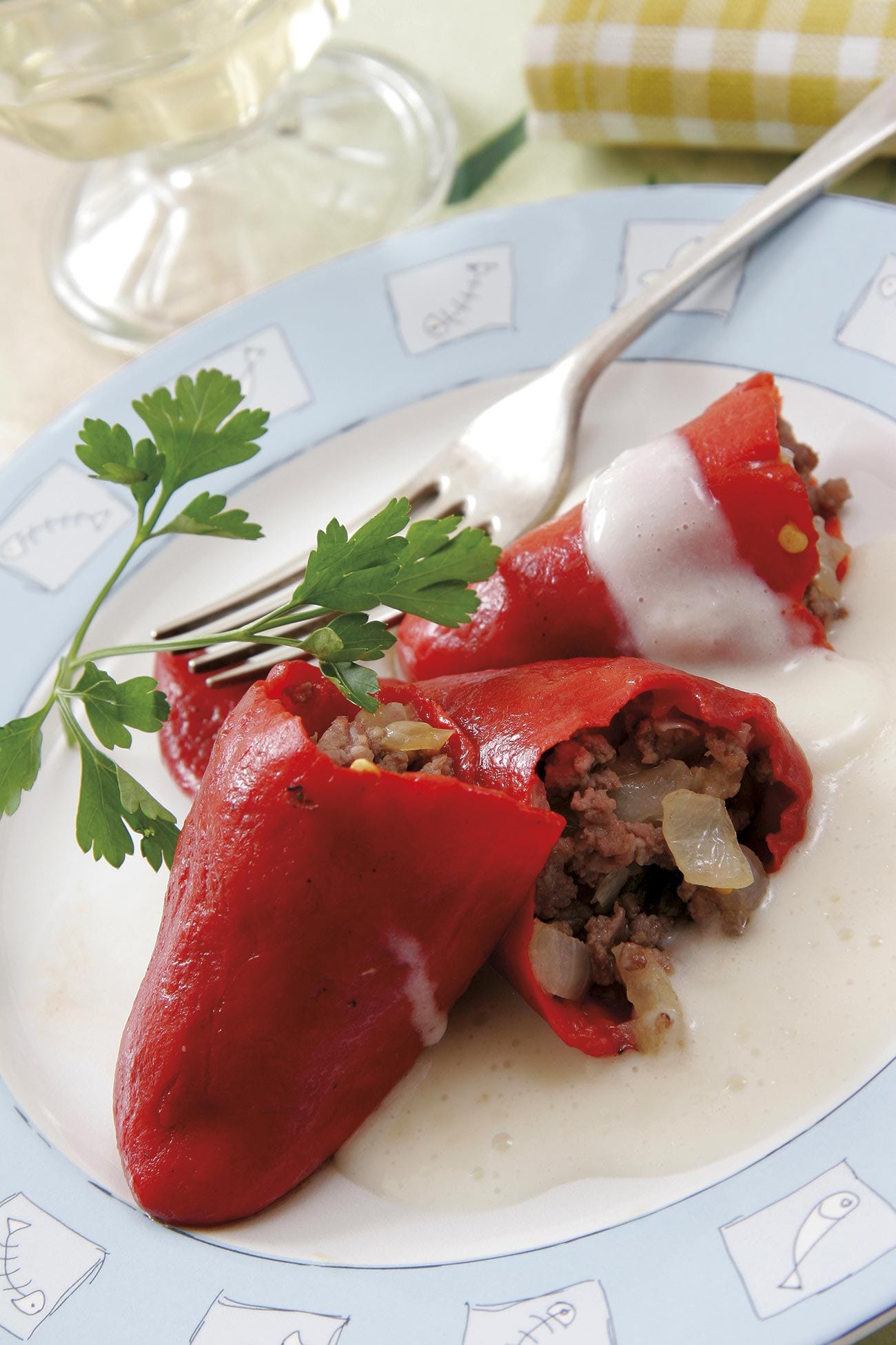 pimientos del piquillo rellenos de carne