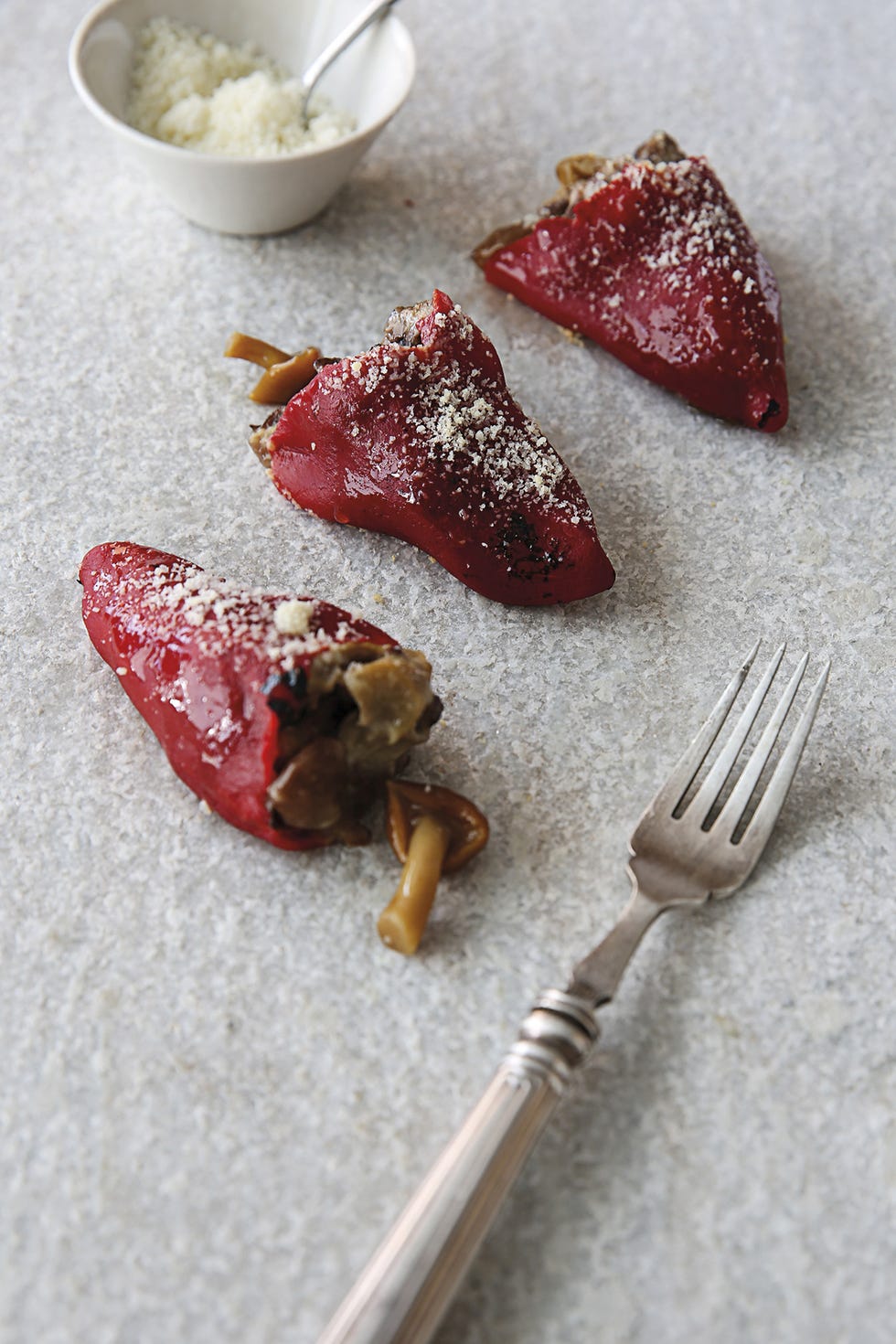 pimientos rellenos de osobuco