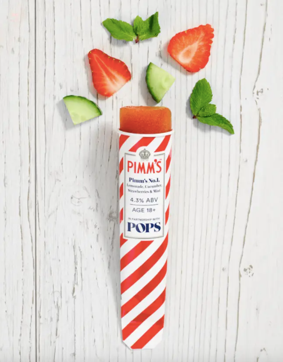 pimm's ice lollies