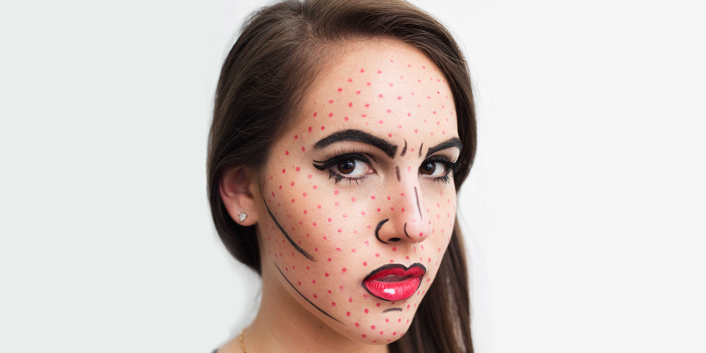 Pop-Art Makeup For Halloween