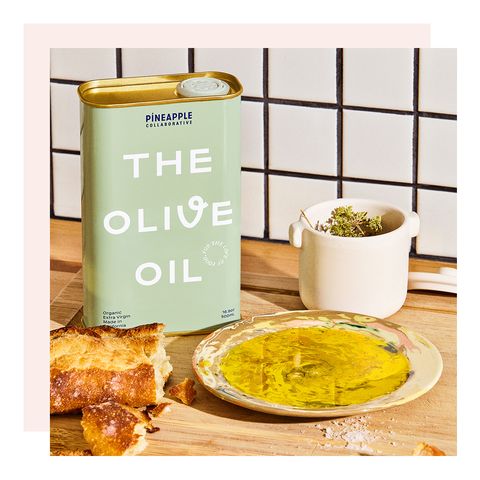 pineapple collaborative olive oil with bread
