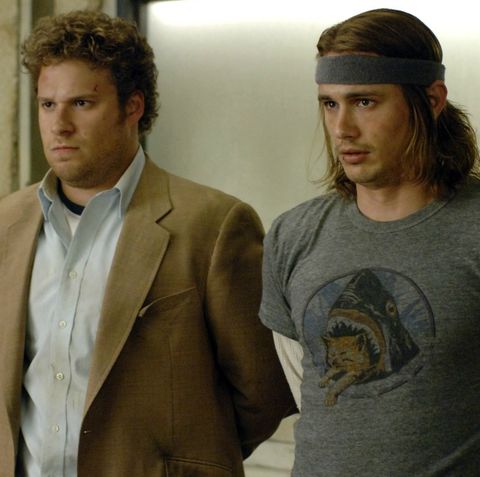PINEAPPLE EXPRESS, from left: Seth Rogen, James Franco, 2008, © Columbia/courtesy Everett Collection
