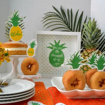 Pineapple donuts moana birthday party
