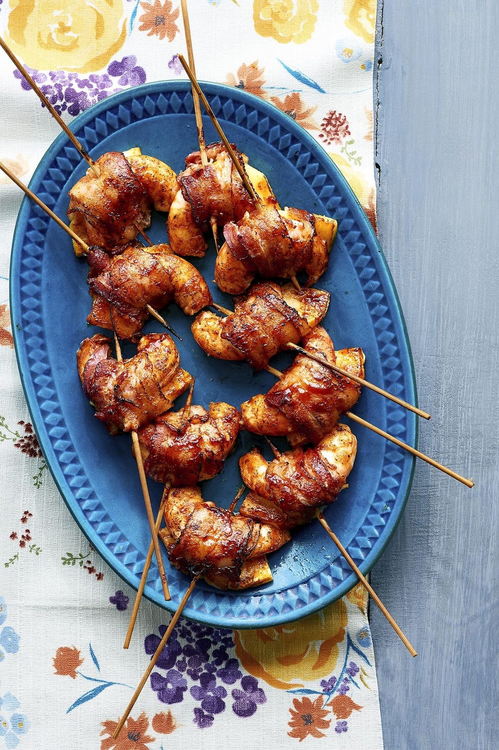 Grilled Hawaiian Chicken Skewers - Jessica Gavin