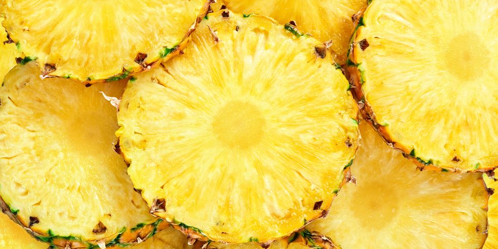 pineapple slices background