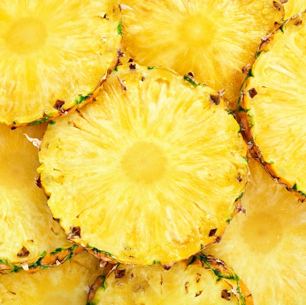 pineapple slices background