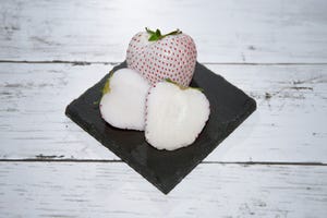 fresas blancas pineberry