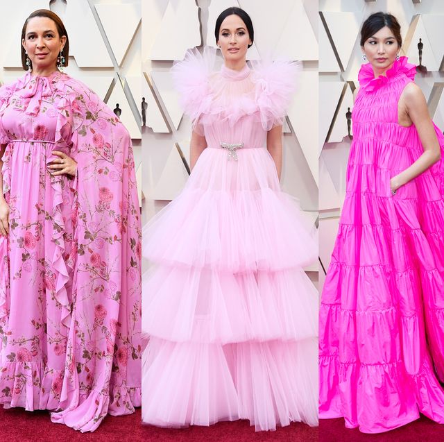pink gowns at 2019 oscars 