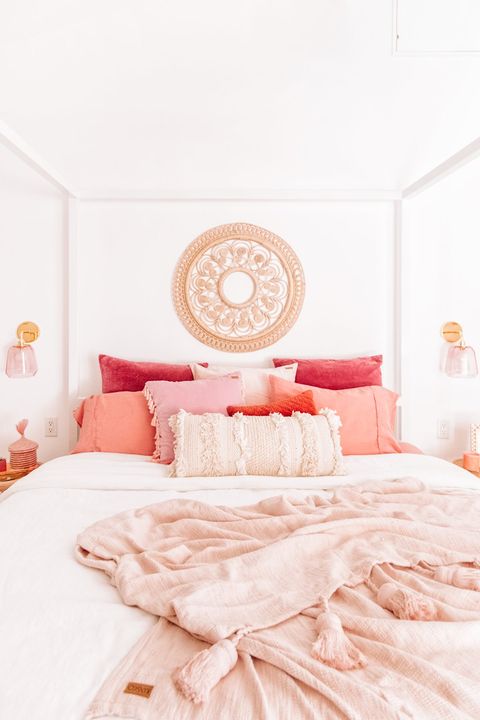 Pink Bed Romantic Bedroom Ideas