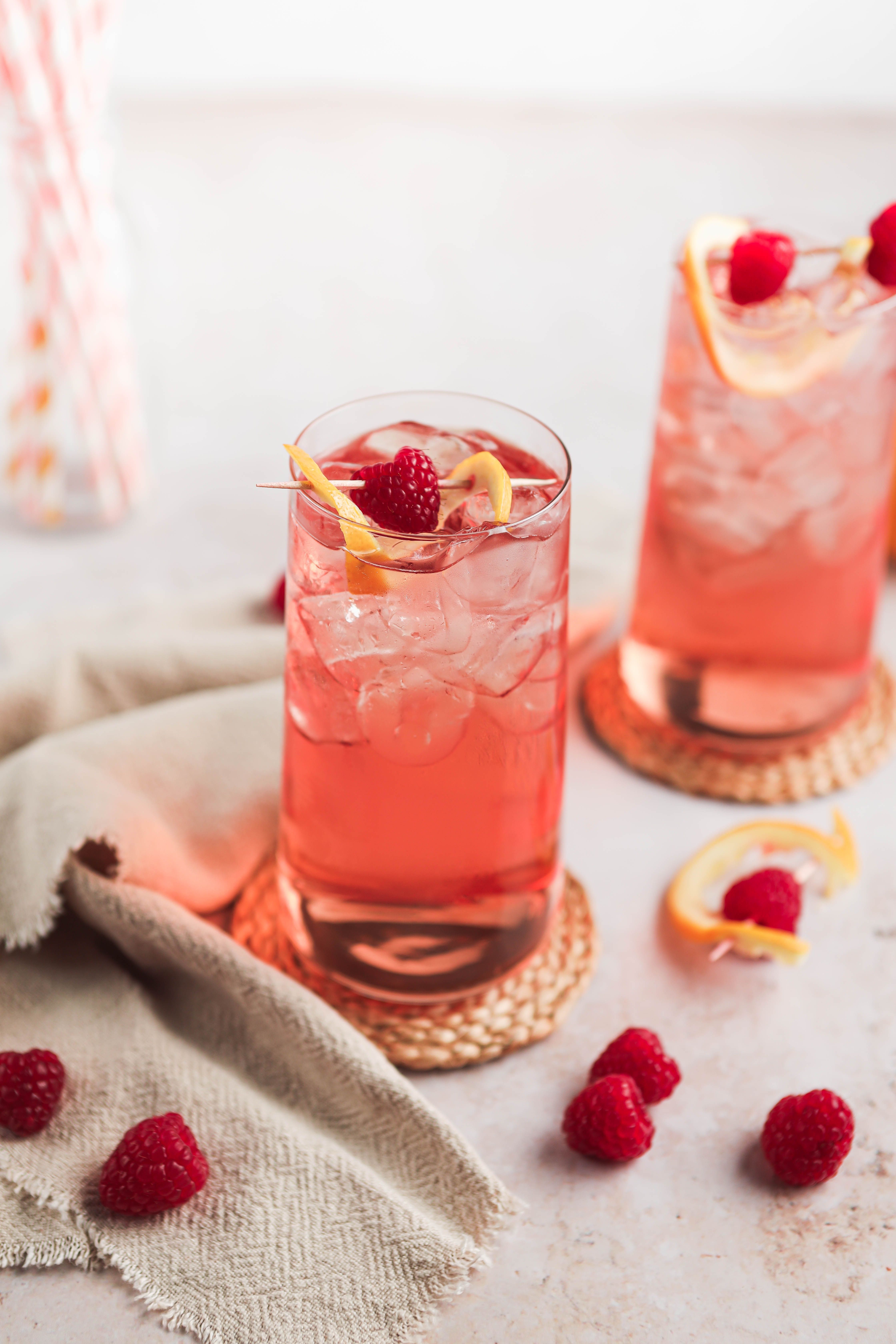 pink cocktails for wedding