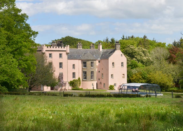 Pink 16th Century Fairytale Castle For Sale in Aberdeenshire