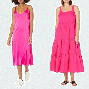 amazon pink dresses