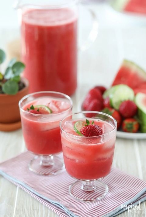pink drinks berry watermelon limeade