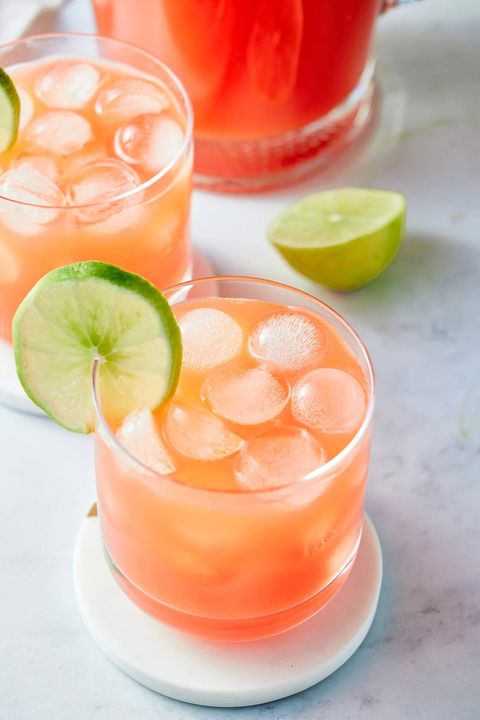 pink drinks jamaican rum punch