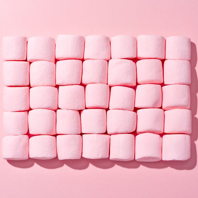 pink fluffy marshmallows