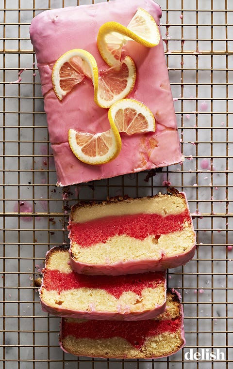 pink lemonade pound cake