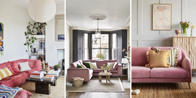 The Best Pink Sofas To Buy And How To Style Them