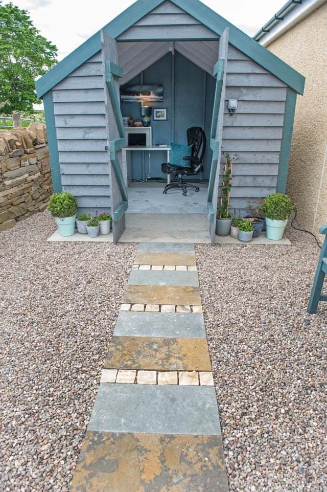 free for editorial use picturedclaire hughes of caithness, scotland, has taken the top accolade for her sensational shed office in her gardenthe winner of the wickes home office awards has been crowned, alongside four shortlisted winners from across the uk launched in mid april, the awards sought the best in home office set  ups, after more than a year of video calls led the nation to upping their creativity when designing working from home spacesjudged by tv celebrities and property experts phil spencer  ben hillman, wickes awards were created to celebrate and reward the creators of the best wfh spaces across the ukafter weeks of social media entries, claire hughes of caithness, scotland, has taken the top accolade for her sensational shed office in her garden