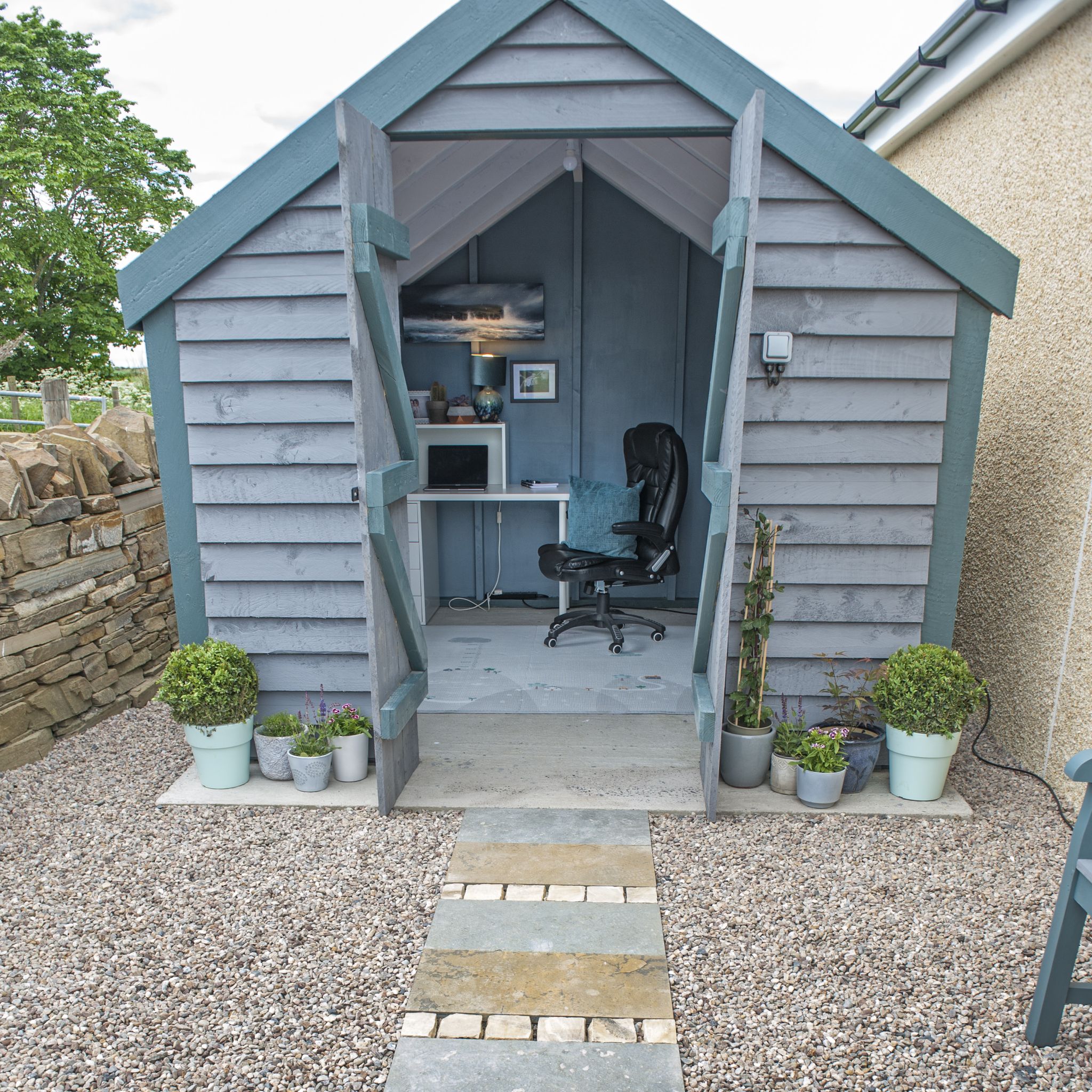 free for editorial use picturedclaire hughes of caithness, scotland, has taken the top accolade for her sensational shed office in her gardenthe winner of the wickes home office awards has been crowned, alongside four shortlisted winners from across the uk launched in mid april, the awards sought the best in home office set  ups, after more than a year of video calls led the nation to upping their creativity when designing working from home spacesjudged by tv celebrities and property experts phil spencer  ben hillman, wickes awards were created to celebrate and reward the creators of the best wfh spaces across the ukafter weeks of social media entries, claire hughes of caithness, scotland, has taken the top accolade for her sensational shed office in her garden