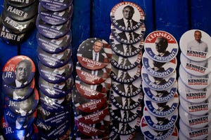 presidential candidate robert f kennedy jr speaks in grand rapids, michigan