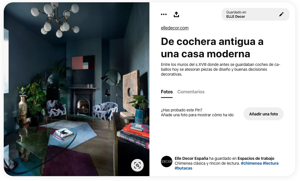 Pon tu casa a punto durante la cuarentena: redecora con Pinterest