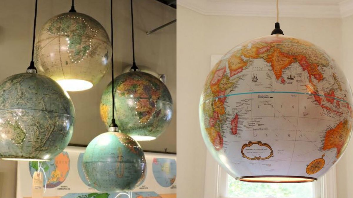 How To ﻿Make A Globe Pendant Lamp - Diy Globe Pendant Light