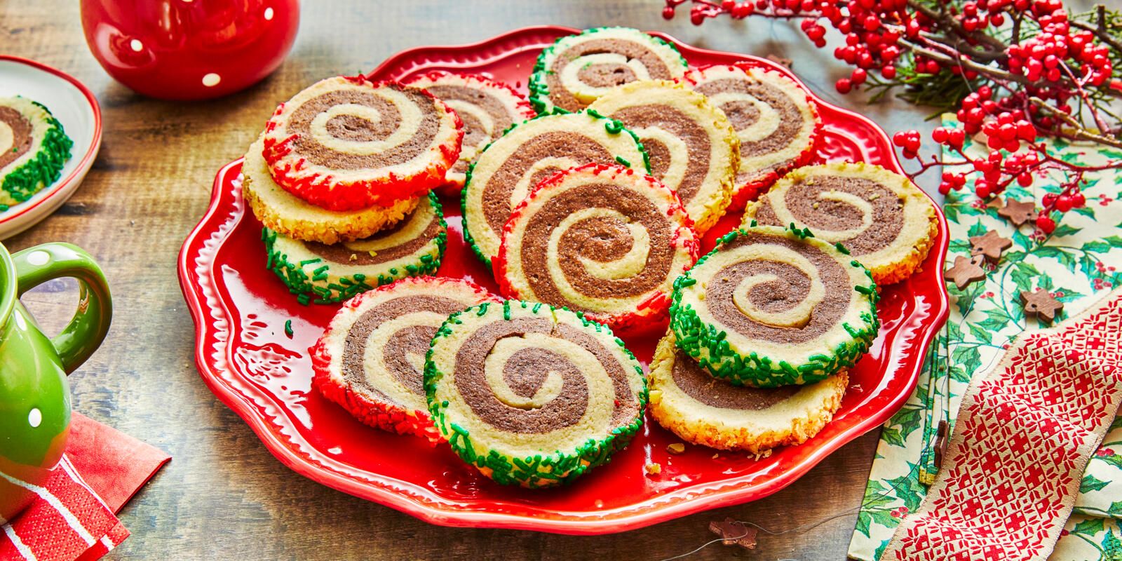 Peppermint Cocoa Swirl Cookies Recipe, Food Network Kitchen