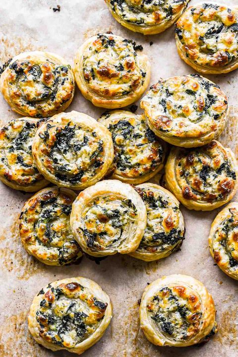 spinach and ricotta puff pastry pinwheels