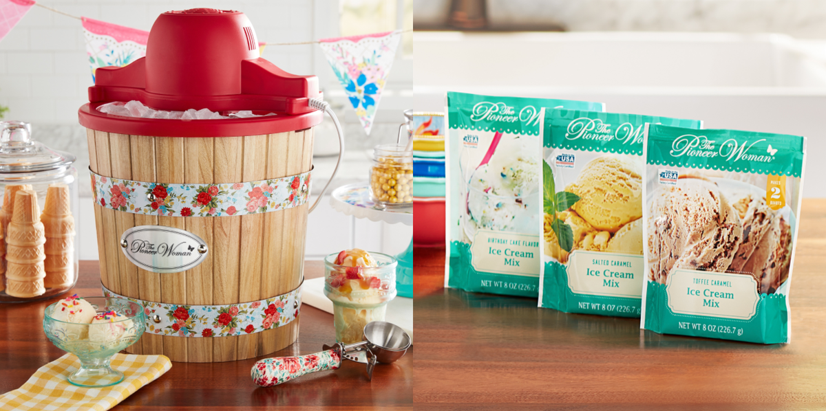 The Pioneer Woman's New Line Includes An Old-Fashioned Style Ice Cream Maker