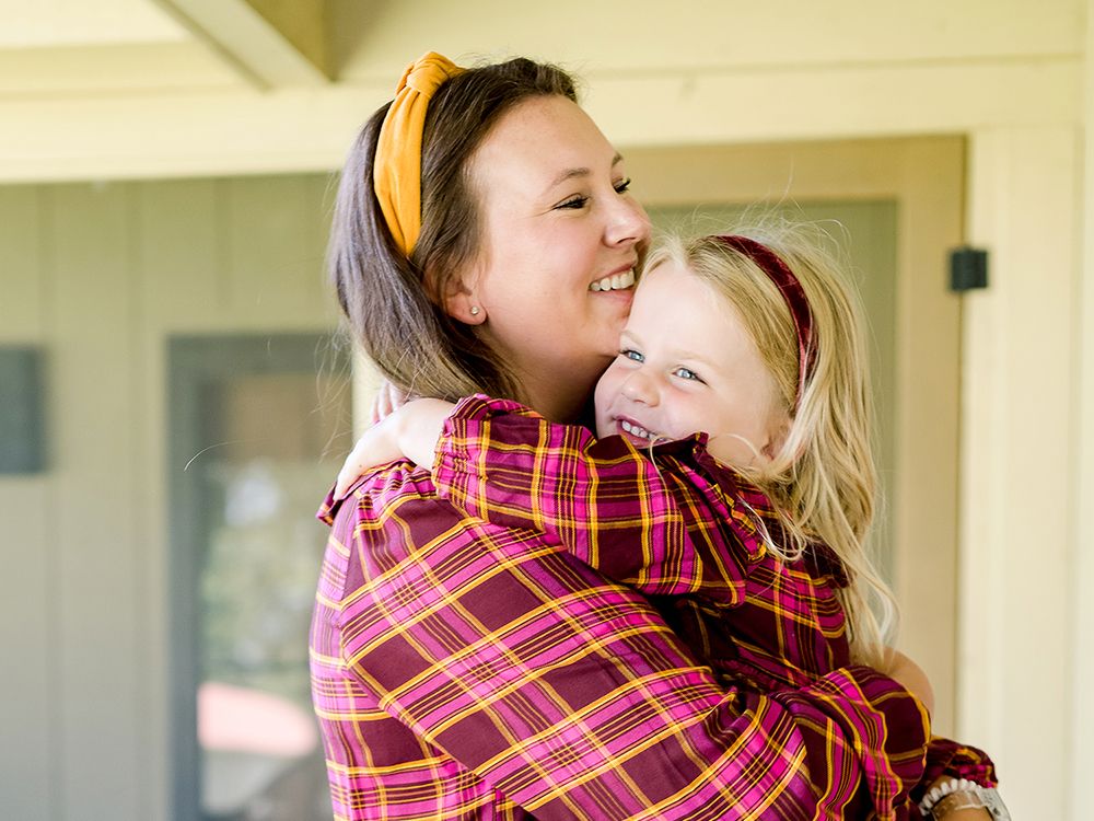 Buy Family Matching Long Sleeve Plaid Shirt Dress Mommy and Me