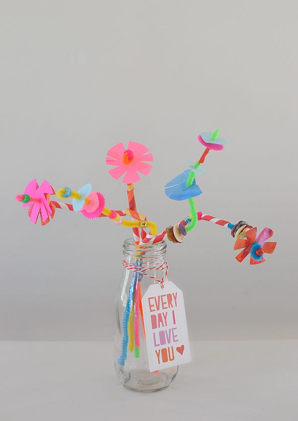 pipe cleaner bouquet